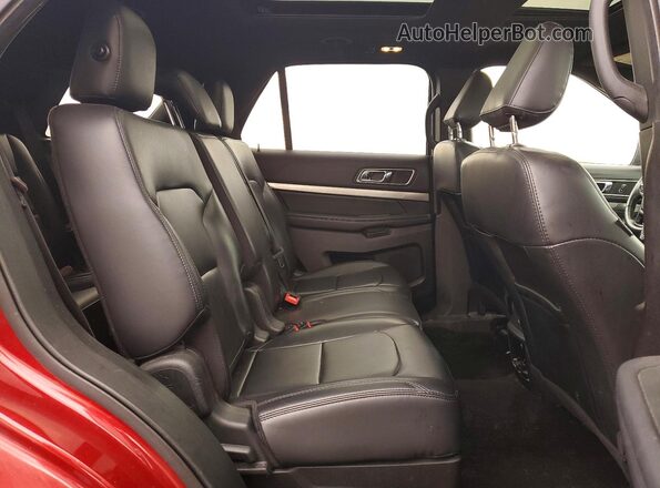 1FM5K7D88KGA85765 2019 FORD EXPLORER Red 