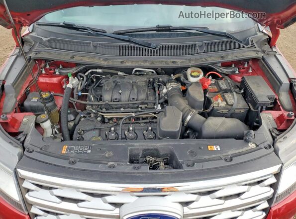 1FM5K7D88KGA85765 2019 FORD EXPLORER Red 