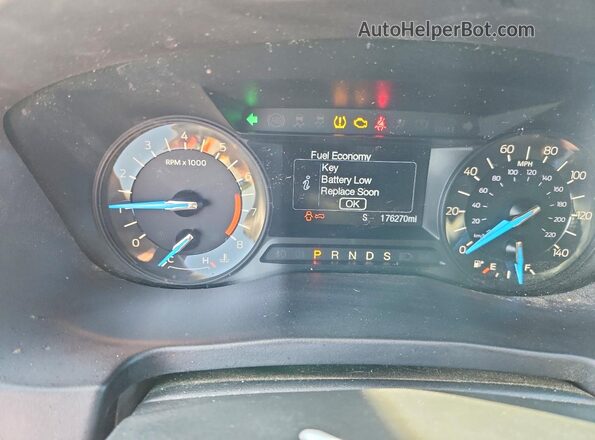 1FM5K7D89HGC29218 2017 FORD EXPLORER Tan Instrument cluster view