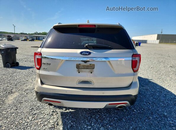 1FM5K7D89HGC29218 2017 FORD EXPLORER Tan Rear view
