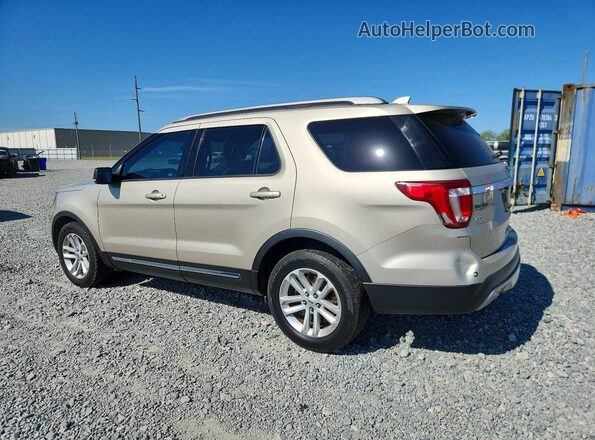 1FM5K7D89HGC29218 2017 FORD EXPLORER Tan Rear left