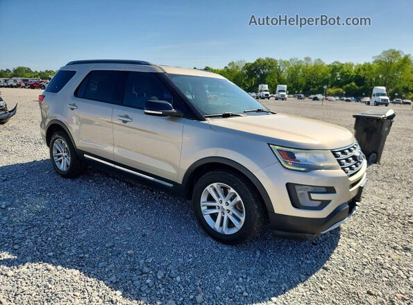 1FM5K7D89HGC29218 2017 FORD EXPLORER Tan Front right