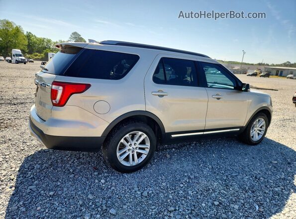 1FM5K7D89HGC29218 2017 FORD EXPLORER Tan Rear right
