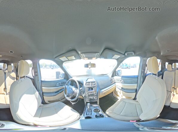 1FM5K7D89HGC29218 2017 FORD EXPLORER Tan 360 interior view