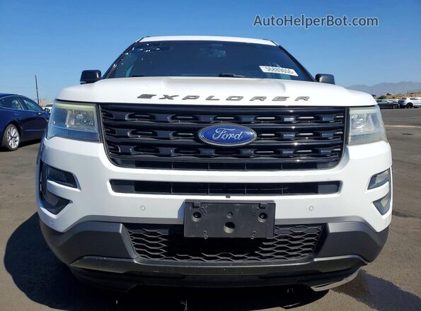 1FM5K7D89HGC47797 2017 FORD EXPLORER White Դիմացի տեսք