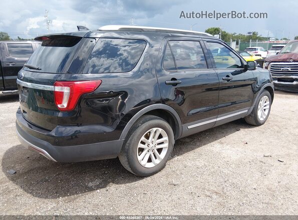 1FM5K7D89HGD34812 2017 FORD EXPLORER Black Հետևի աջ