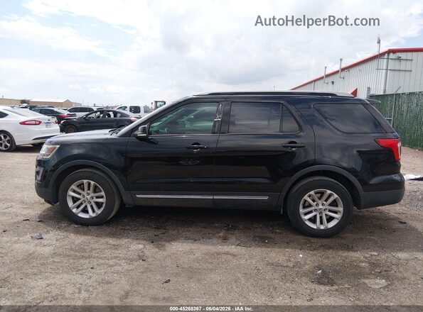1FM5K7D89HGD34812 2017 FORD EXPLORER Black Սալոնի 360 աստիճան տեսք