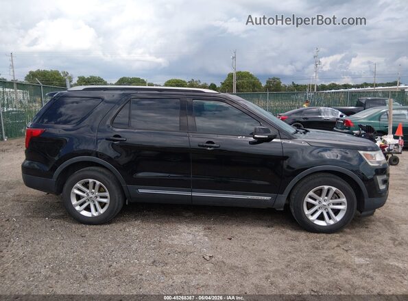 1FM5K7D89HGD34812 2017 FORD EXPLORER Black Սալոնի հետևի տեսք