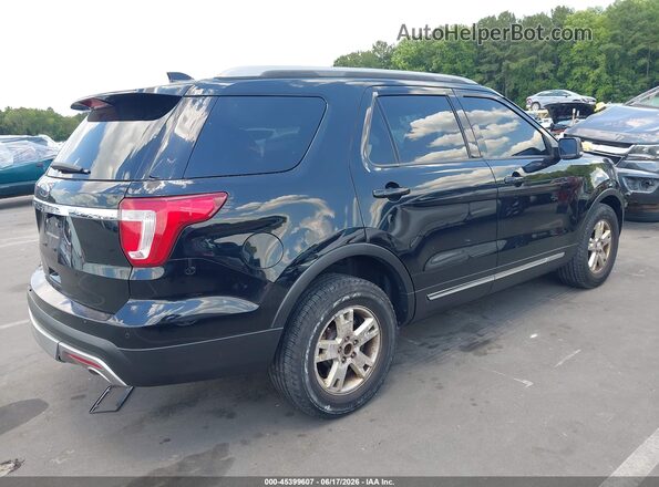 1FM5K7D89HGE18872 2017 FORD EXPLORER Black Հետևի աջ