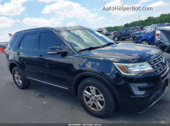 1FM5K7D89HGE18872 2017 FORD EXPLORER Black Սալոնի հետևի տեսք