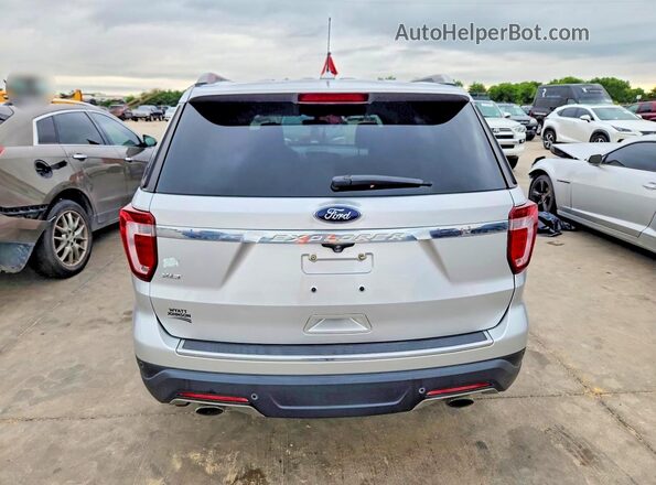 1FM5K7D89JGA40963 2018 FORD EXPLORER Silver უკანა ხედი