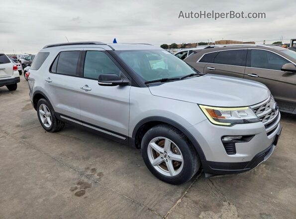 1FM5K7D89JGA40963 2018 FORD EXPLORER Silver წინა მარჯვენა