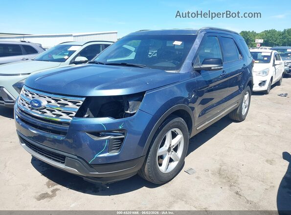 1FM5K7D89JGC04714 2018 FORD EXPLORER Blue 