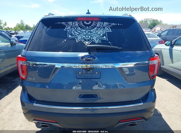 1FM5K7D89JGC04714 2018 FORD EXPLORER Blue 