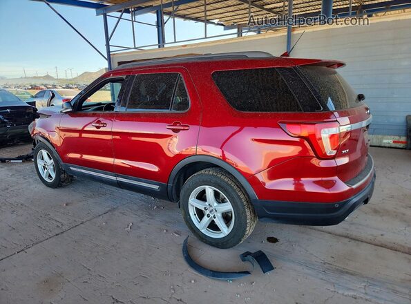 1FM5K7D89JGC49135 2018 FORD EXPLORER Red 