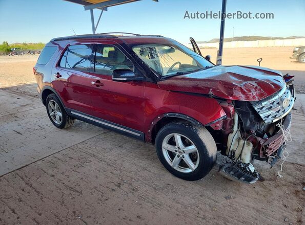 1FM5K7D89JGC49135 2018 FORD EXPLORER Red 