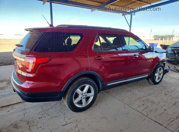 1FM5K7D89JGC49135 2018 FORD EXPLORER Red 
