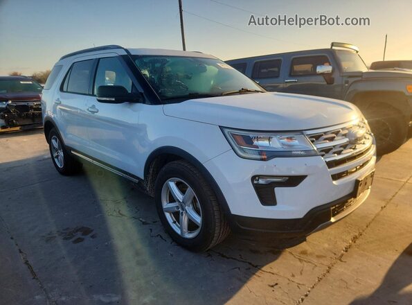 1FM5K7D89KGA87850 2019 FORD EXPLORER White Передня права чверть