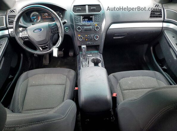 1FM5K7D8XHGA92046 2017 FORD EXPLORER Burgundy Dashboard view