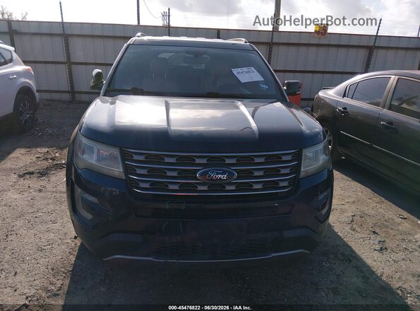 1FM5K7D8XHGC47419 2017 FORD EXPLORER Blue Vista del cuadro de instrumentos