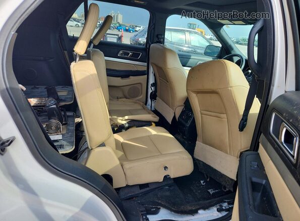 1FM5K7D8XHGD48931 2017 FORD EXPLORER White Սալոնի հետևի տեսք