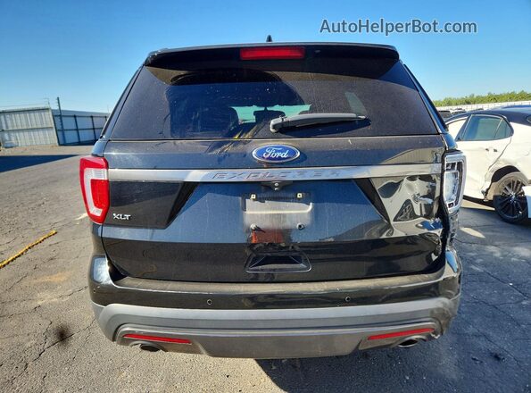 1FM5K7D8XHGD64613 2017 FORD EXPLORER Black Widok z tyłu