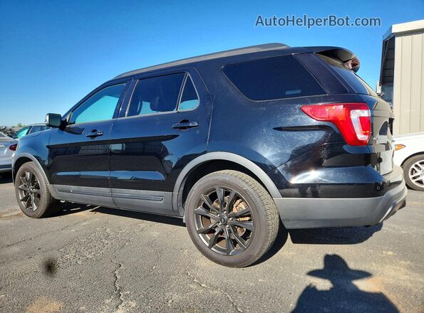 1FM5K7D8XHGD64613 2017 FORD EXPLORER Black Tył lewy