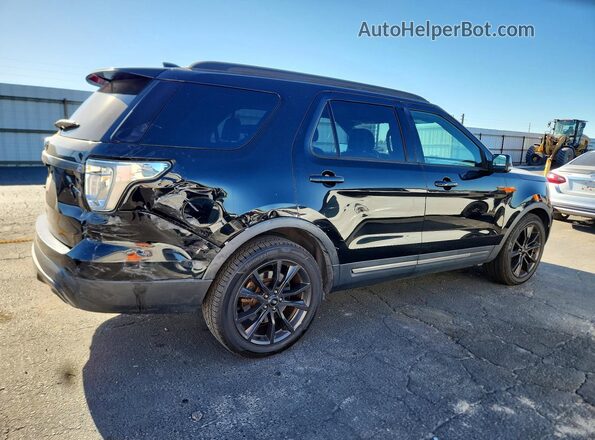 1FM5K7D8XHGD64613 2017 FORD EXPLORER Black Tył prawy