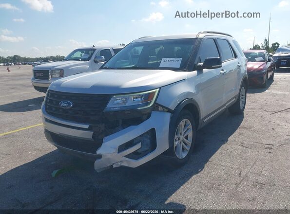 1FM5K7DH0HGA15881 2017 FORD EXPLORER Серебряный Вид спереди