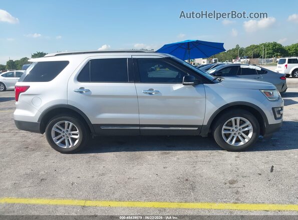 1FM5K7DH0HGA15881 2017 FORD EXPLORER Серебряный Вид задней части салона