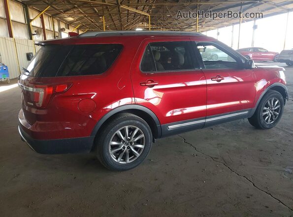 1FM5K7DH0HGC91834 2017 FORD EXPLORER Red უკანა მარჯვენა