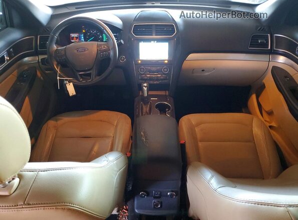 1FM5K7DH0HGC91834 2017 FORD EXPLORER Red წინა პანელის ხედი
