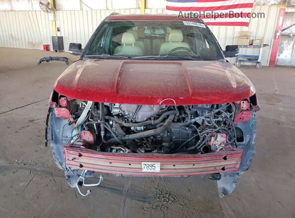 1FM5K7DH0HGC91834 2017 FORD EXPLORER Red წინა ხედი