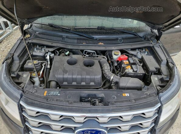 1FM5K7DH0HGD40885 2017 FORD EXPLORER Gray 