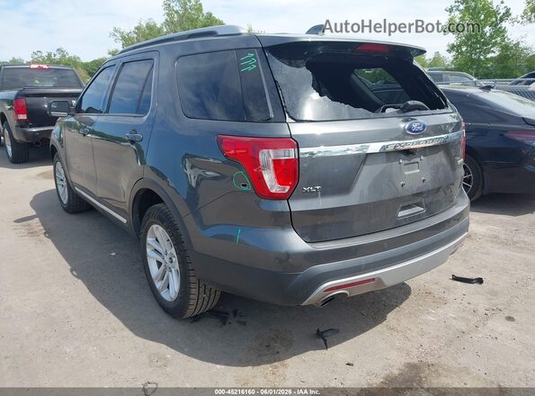 1FM5K7DH1GGA17489 2016 FORD EXPLORER Gray Tył lewy