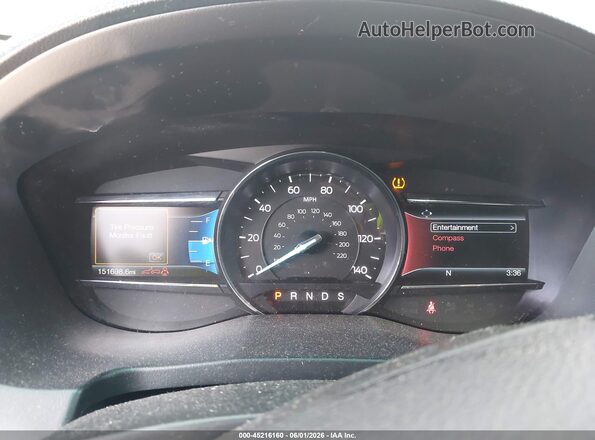 1FM5K7DH1GGA17489 2016 FORD EXPLORER Gray Widok tylnych siedzeń