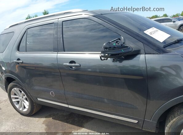1FM5K7DH1GGA17489 2016 FORD EXPLORER Gray Widok wnętrza z tyłu