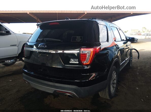 1FM5K7DH3GGC34574 2016 FORD EXPLORER Black Rear right