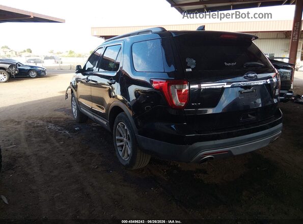 1FM5K7DH3GGC34574 2016 FORD EXPLORER Black Rear left