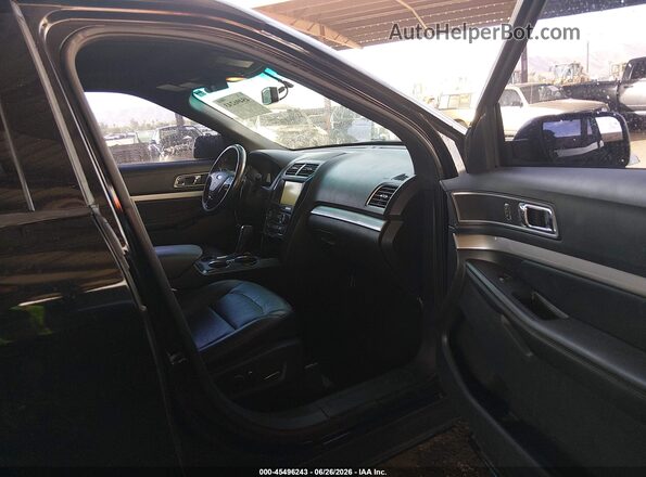 1FM5K7DH3GGC34574 2016 FORD EXPLORER Black Front interior view