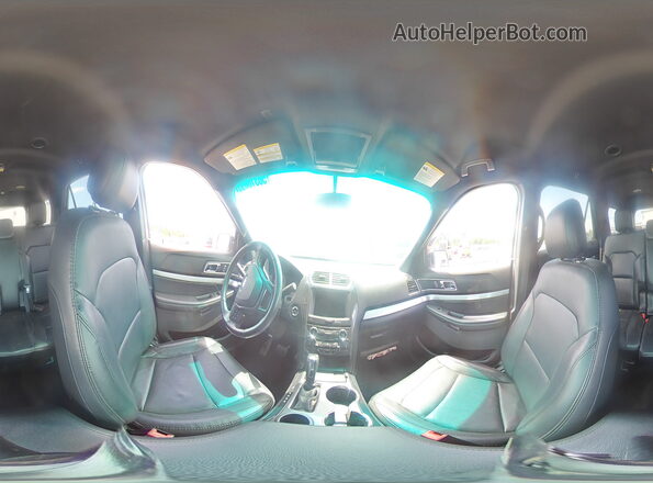 1FM5K7DH3GGC38740 2016 FORD EXPLORER White Панорамний вид салону 360°