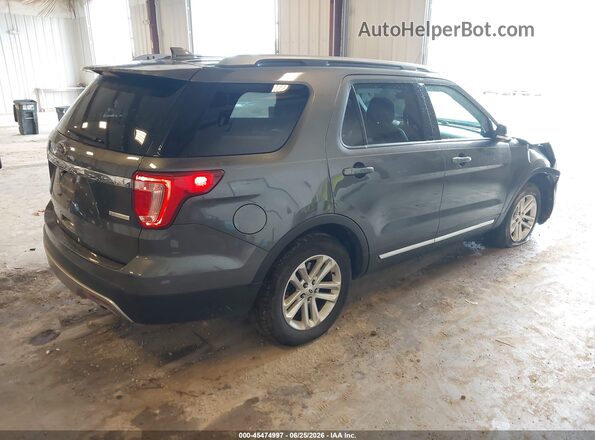1FM5K7DH3HGB13786 2017 FORD EXPLORER Gray Rear right