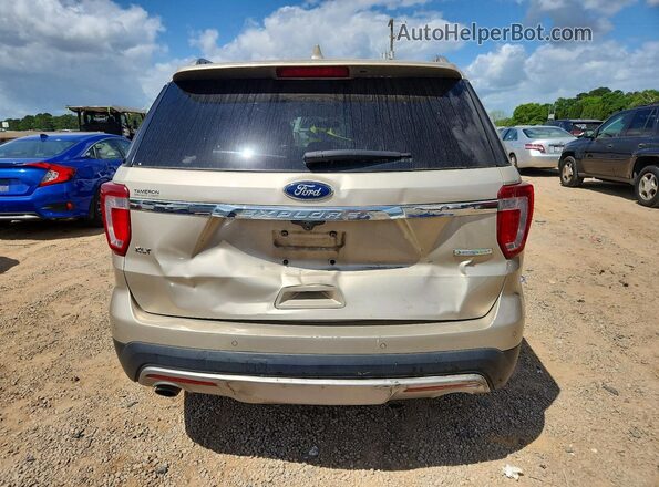 1FM5K7DH3HGD00011 2017 FORD EXPLORER Gold Widok z tyłu