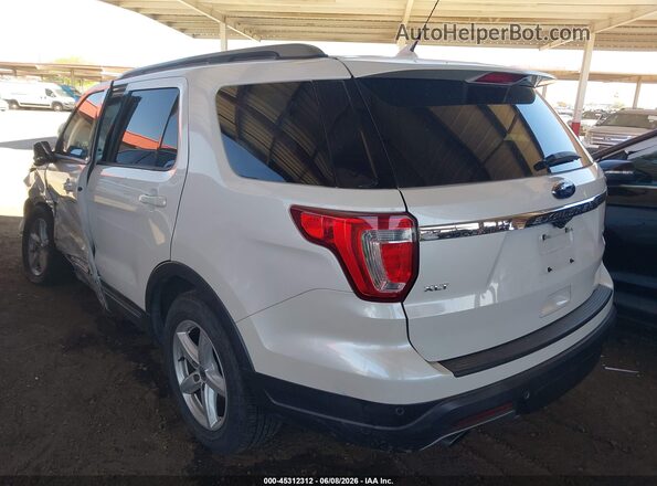 1FM5K7DH3KGA52348 2019 FORD EXPLORER White Tył lewy