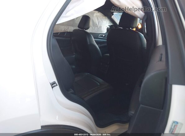 1FM5K7DH3KGA52348 2019 FORD EXPLORER White Widok naklejki z numerem VIN