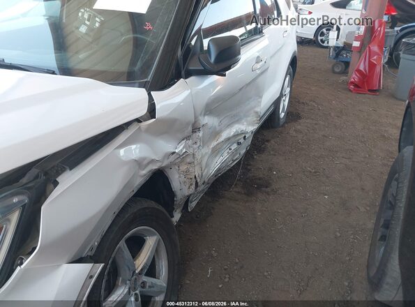 1FM5K7DH3KGA52348 2019 FORD EXPLORER White Widok z przodu