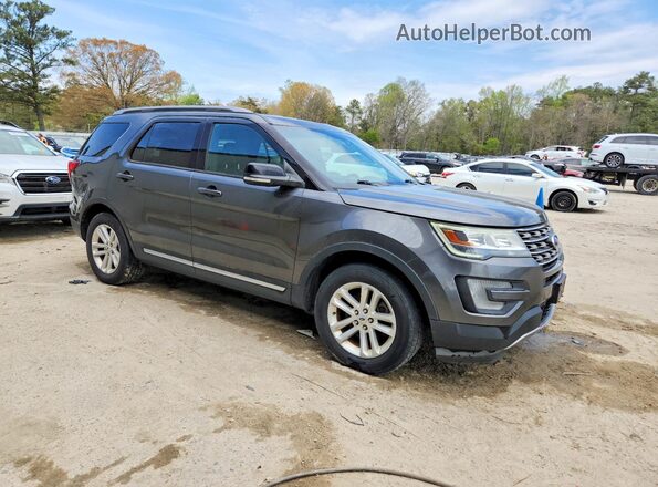 1FM5K7DH4GGC02149 2016 FORD EXPLORER Charcoal Przód prawy