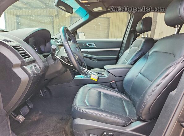 1FM5K7DH4GGC02149 2016 FORD EXPLORER Charcoal Widok wnętrza z przodu