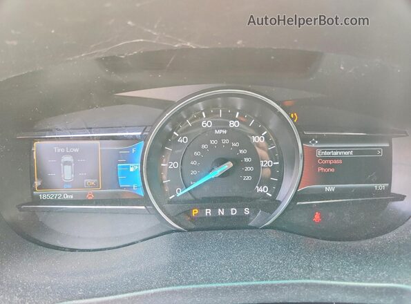 1FM5K7DH4GGC02149 2016 FORD EXPLORER Charcoal Widok zestawu wskaźników