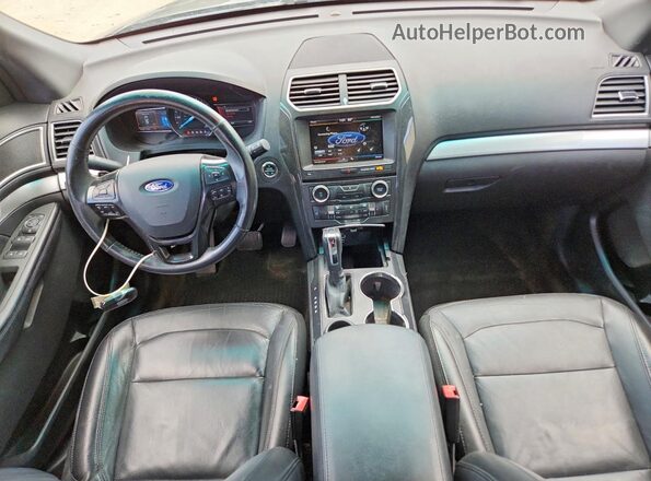1FM5K7DH4GGC02149 2016 FORD EXPLORER Charcoal Widok deski rozdzielczej